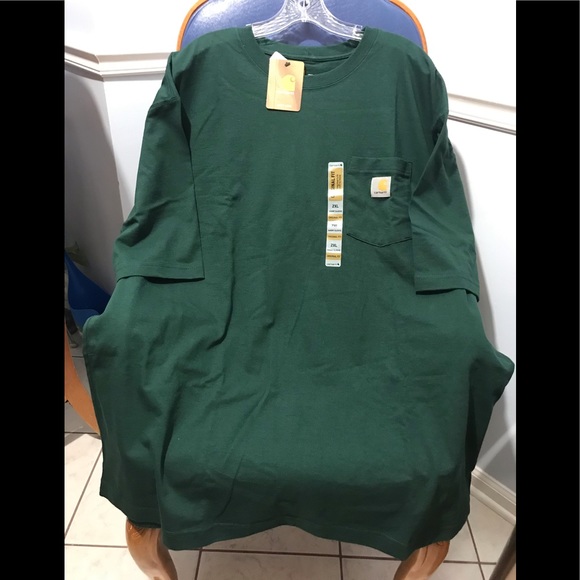 New Carhartt men’s workwear pocket ss T-shirt - Picture 7 of 12